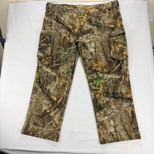 Realtree Edge Camo Insulated Cargo Pants Fleece Lined Hunting Utility 3XL